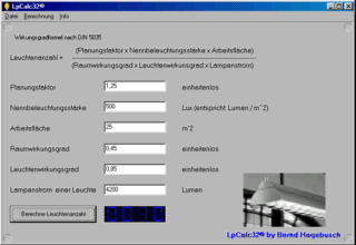 LPCalc v1.1 Screenshot